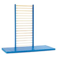 Sprossenwand Einzelfeld 200 x 90 cm mit 17 runde Sprossen