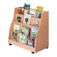 Wendebibliothek ohne Rollen, B 100 x H 91 x T 48 cm