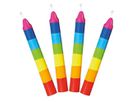 Kerzen bunt, 10 Stk.