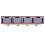 2000006 - Mützenablage mit 4 Boxenfächer