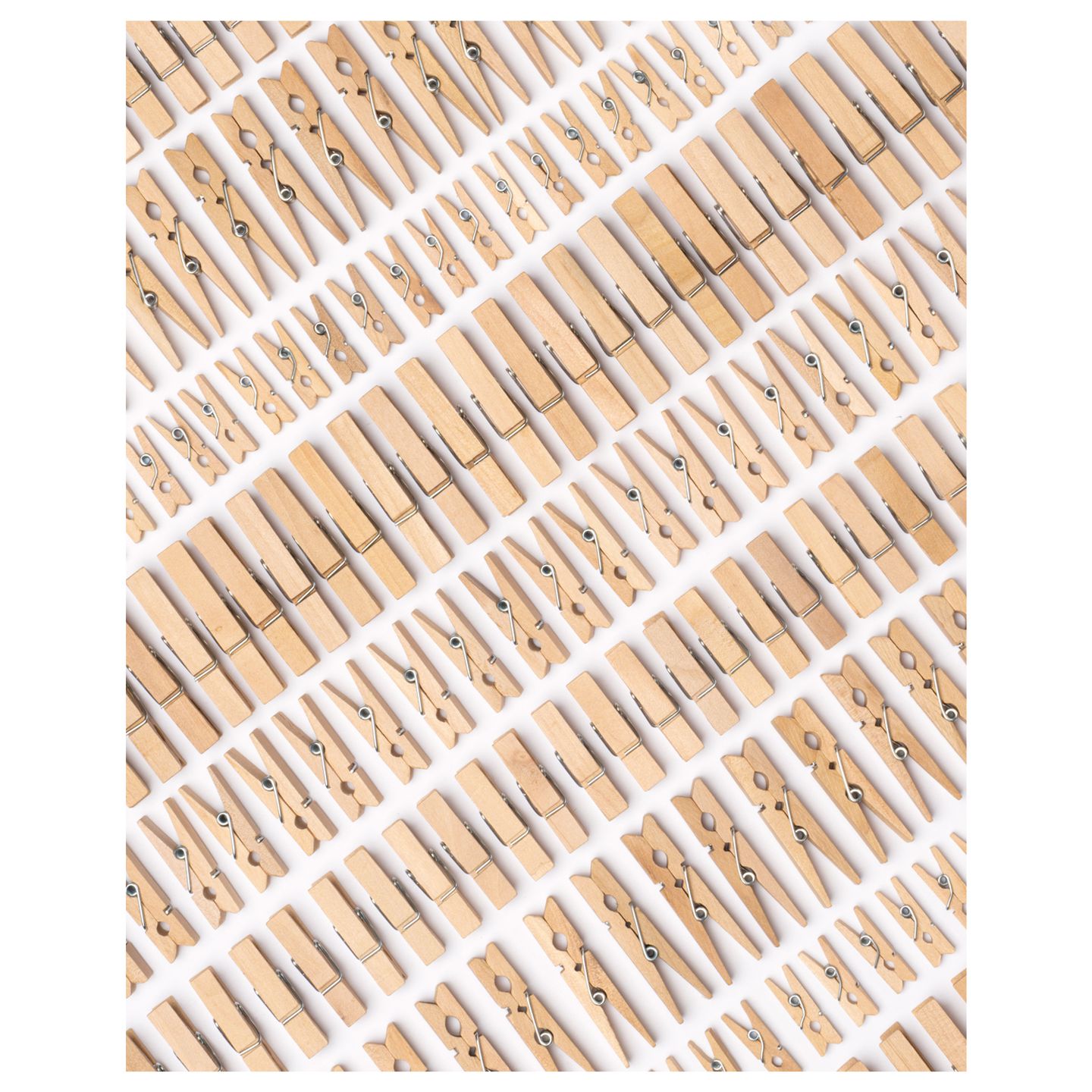 Holzklammern Natural Jumbo, 500 g