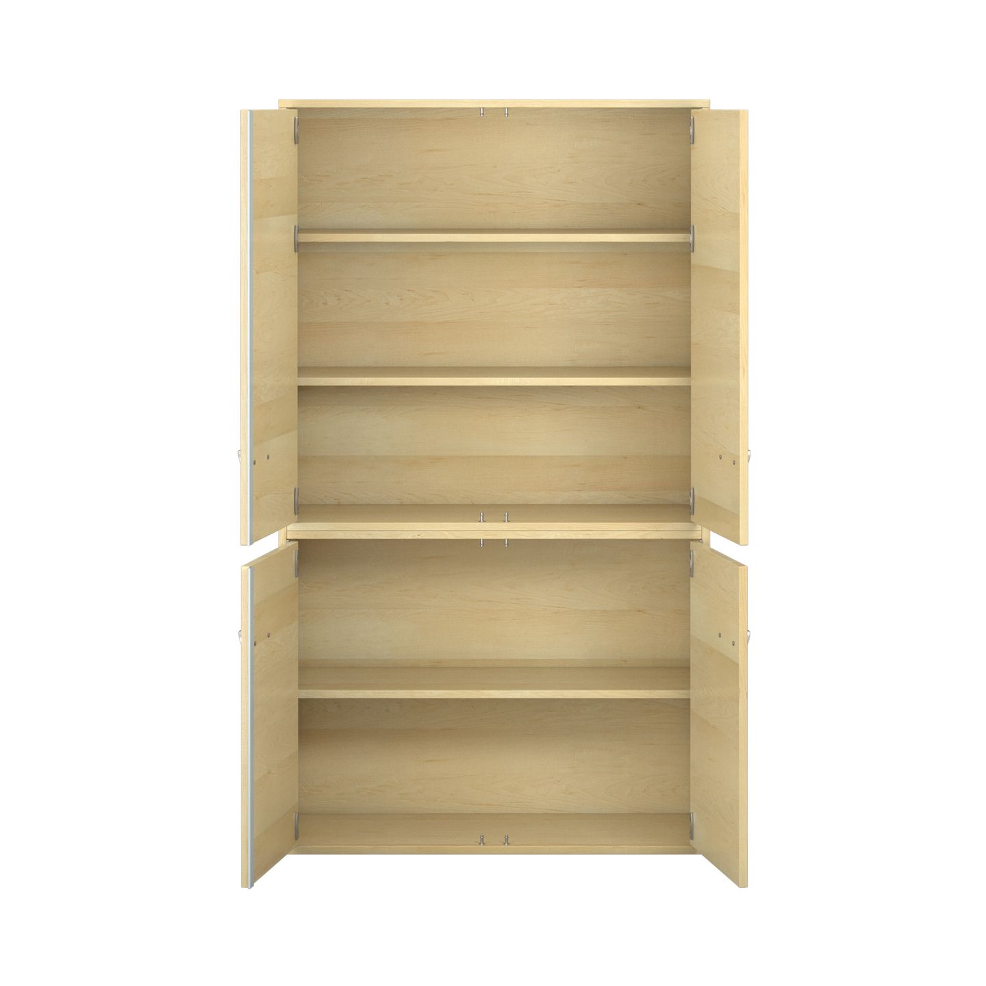 Pureo Türenschrank mit 2 Doppeltüren, Furnier
mit 3 Einlegeböden
B 100 x H 175 x T 42 cm