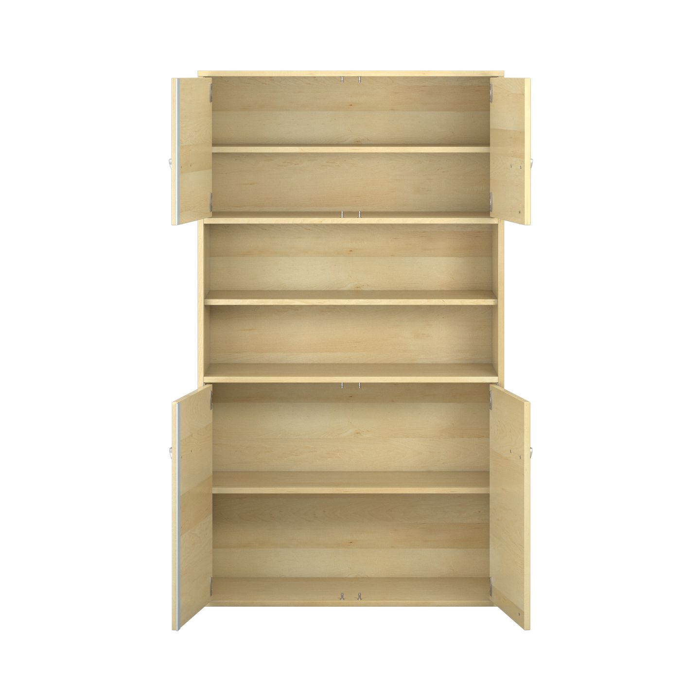 Pureo Türenschrank, mittig offen, Furnier
mit 3 Einlegeböden
B 100 x H 175 x T 42 cm