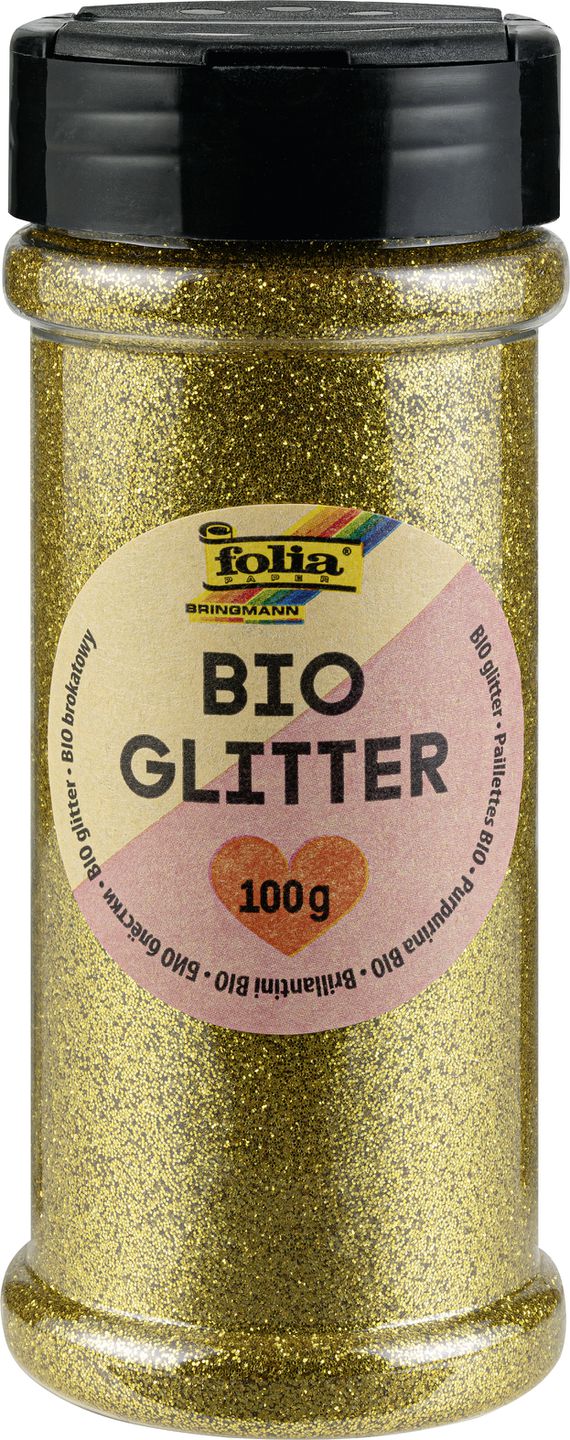 BIO Glitter 100 g gold