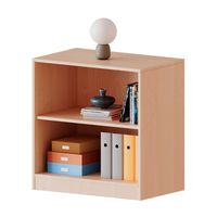 Regal mit Sockel und 1 Einlegeboden in Buche hell B 100 x H 82 x T 40 cm