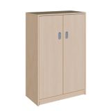 460.002.002K - Doppeltürenschrank mit Sockel, mit 3 Einlegeböden, B 78 x H 120 x T 40 cm