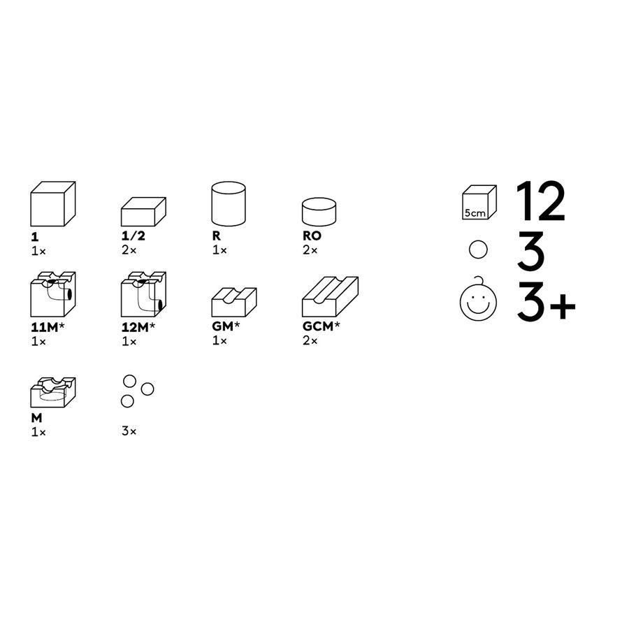 Cuboro MAGNET 12 Elemente
