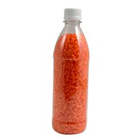 Bügelperlen orange, Flasche 3500 Stück