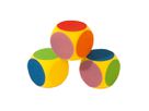 Sechs-Farben-Würfel 16 cm, 90 g