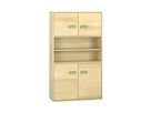 Pureo Türenschrank, mittig offen, Furnier
mit 3 Einlegeböden
B 100 x H 175 x T 42 cm