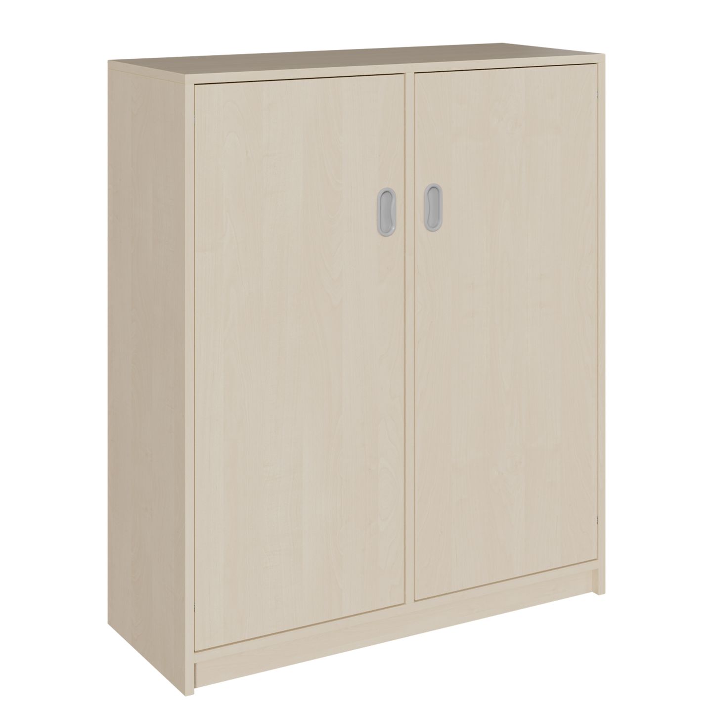 Doppeltürenschrank mit Sockel, mit Mittelwand, mit 6 Einlegeböden, B 102 x H 120 x T 40 cm