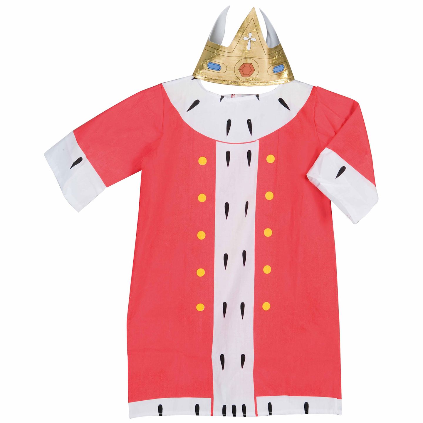 König-Kostüm mit Krone