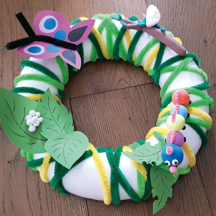 Pfeifenputzer grün, Ton in Ton 50 cm, 10 Stk.