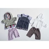 103.195.510 - Puppenkleider Freizeit, 3 Sets 40-45cm