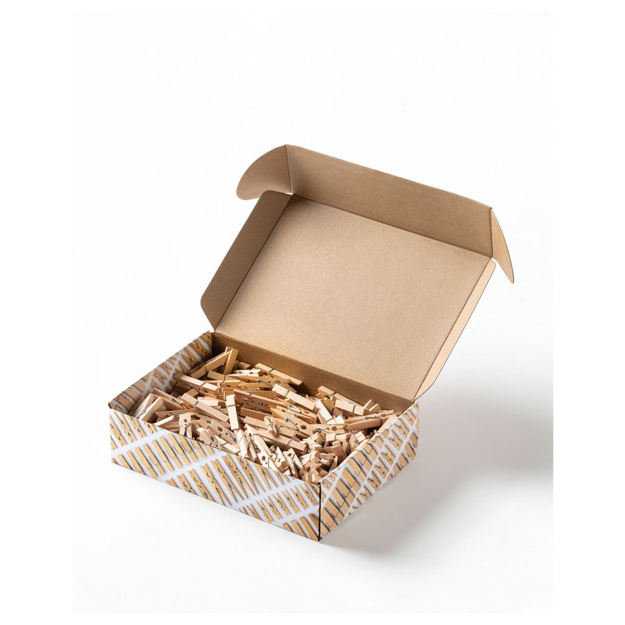 Holzklammern Natural Jumbo, 500 g