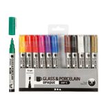 310.208.900 - Glas- und Porzellanstifte 12 Farben