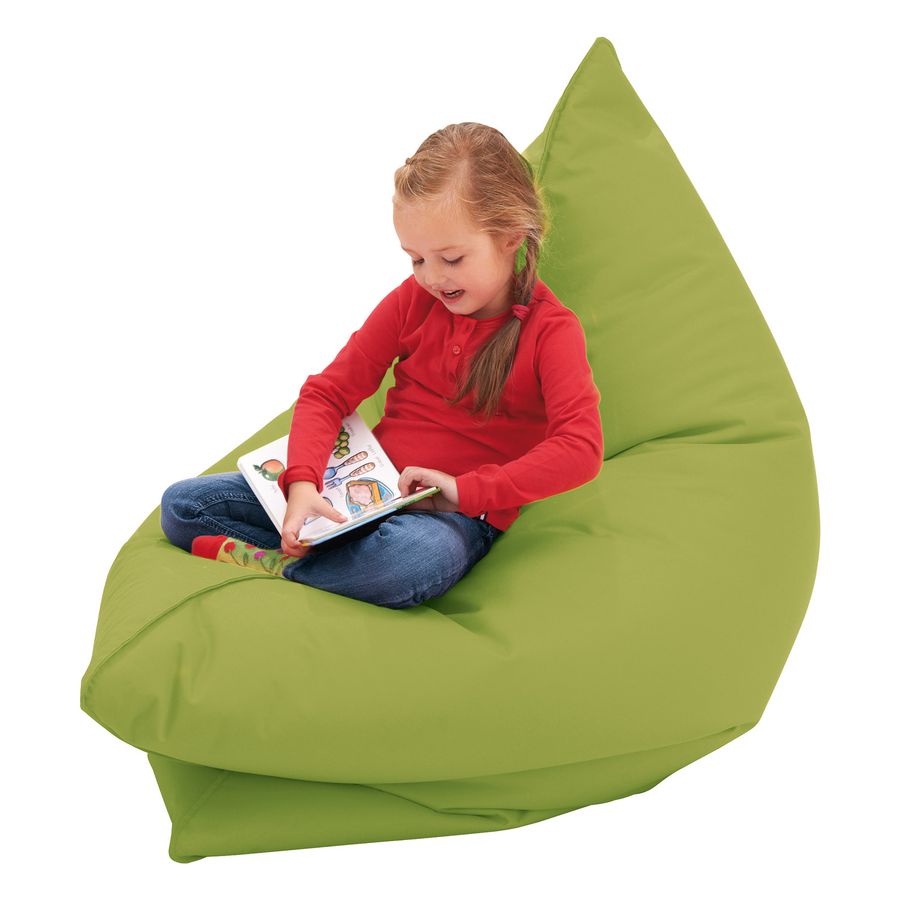 Sitzsack Liegekissen hellgrün, L 140 x B 115 cm