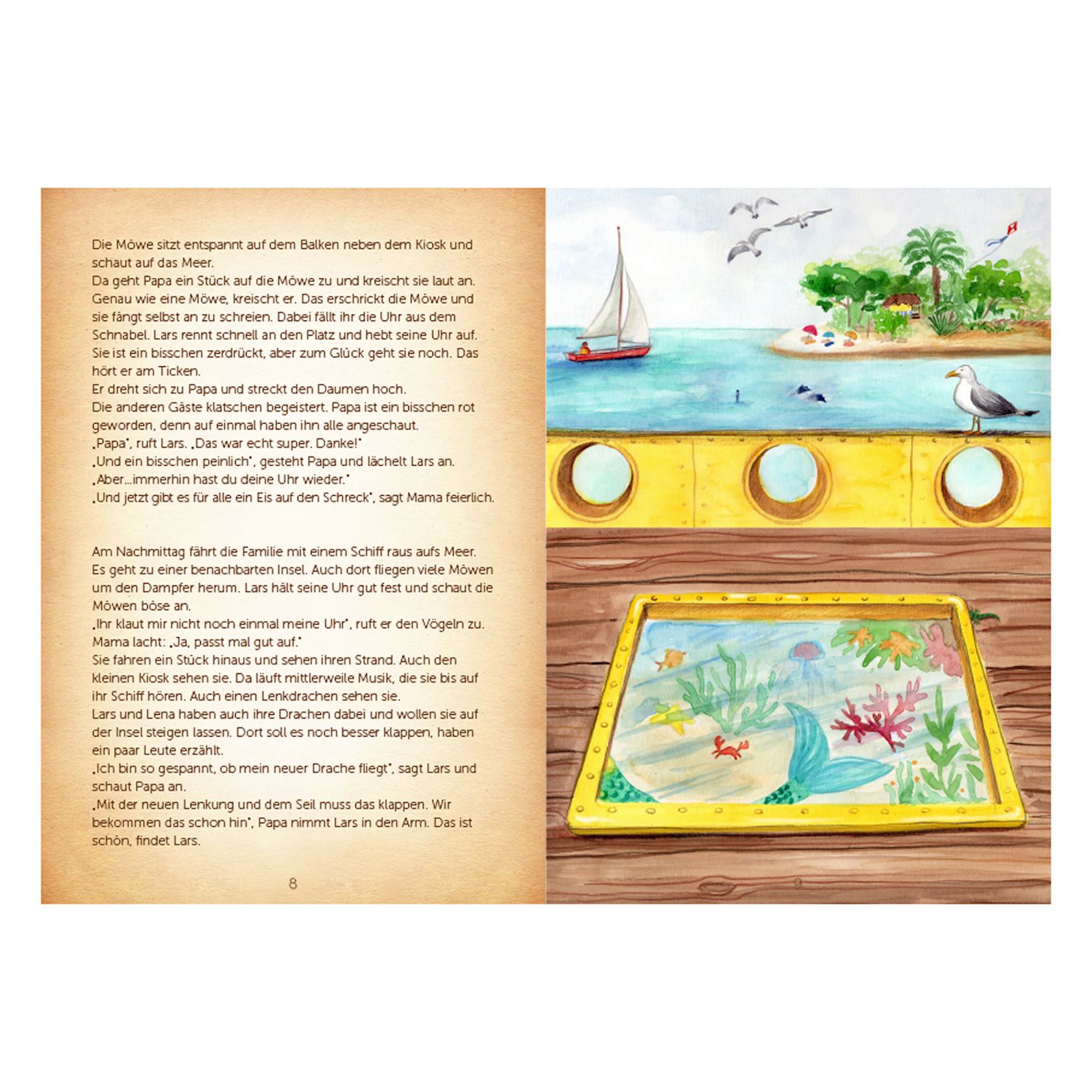 Das kleine Buchtheater - 3 Märchen mit 7 Holzfiguren