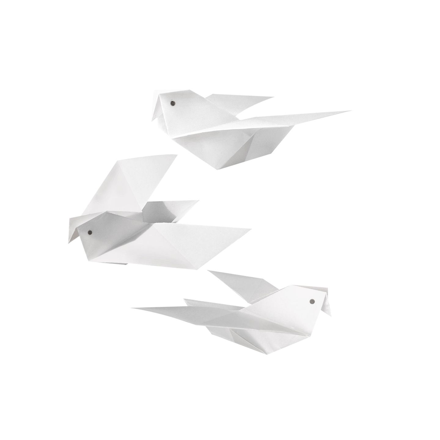 Faltblätter transparent 14 x 14 cm, 100 Bl. weiss