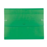 Fächermappe aus Pappe A4-Plus, grün