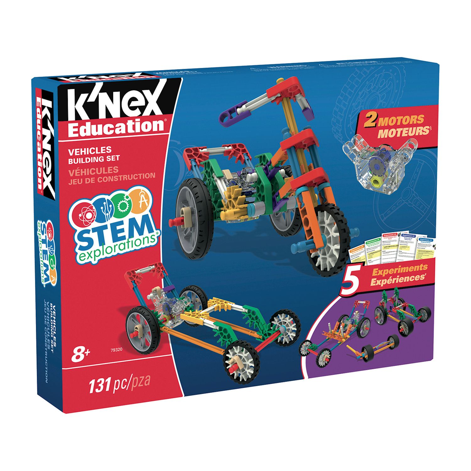 K'NEX STEM Explorations Fahrzeuge Set 131 Teile