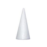 Styropor-Kegel 15 cm, 25 Stk.