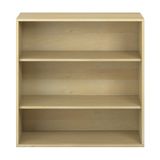 444.012.072K - Pureo Regalschrank offen Furnier, mit 2 Einlegeböden, B 100 x H 100 x T 60 cm