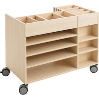 Bastelwagen Dekor in 0001 Ahorn, B 110 x H 84,7 x T 60 cm
