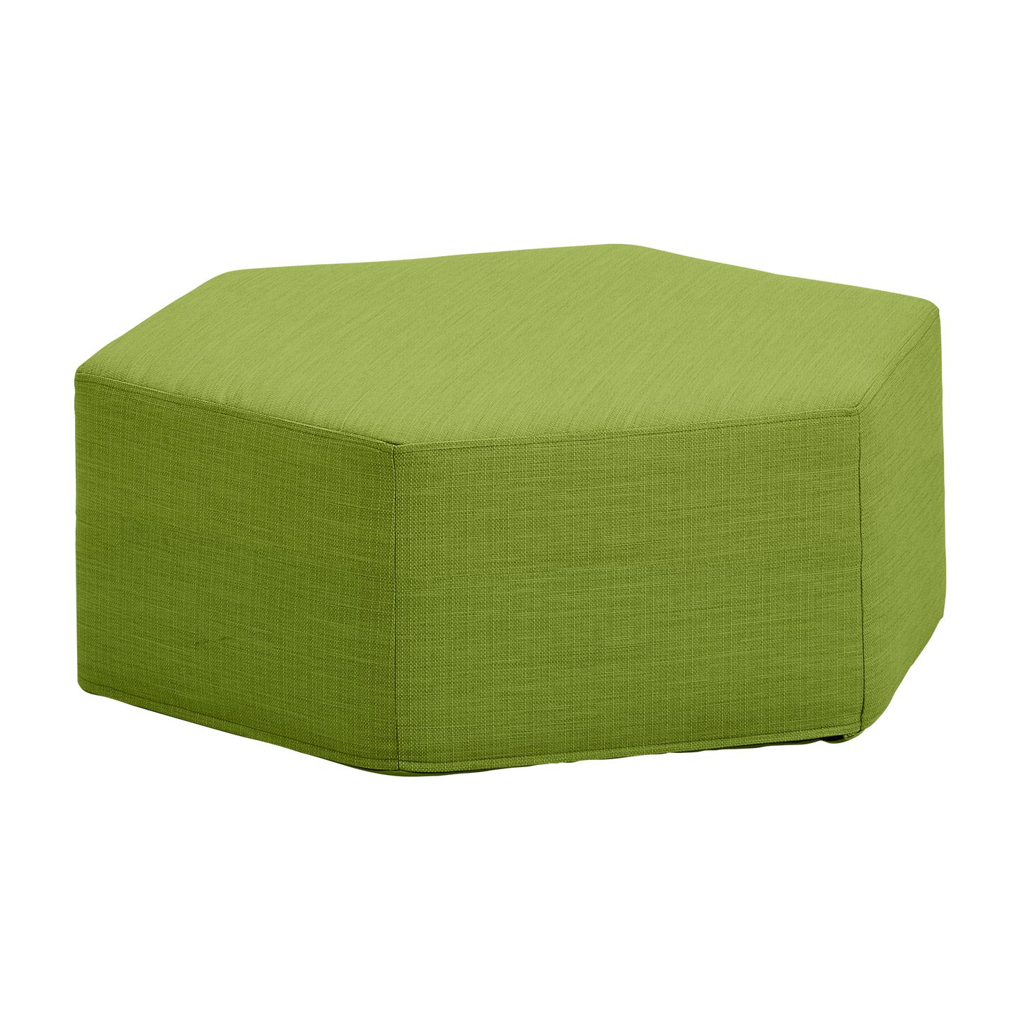 Polster Sechseck mit Stoffbezug, Ø ca. 90 cm, H 33 cm