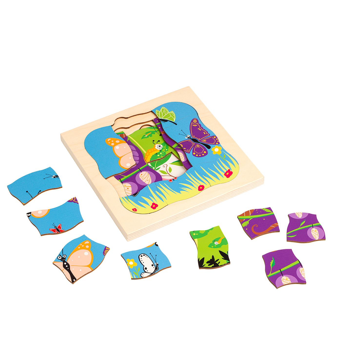 Lagenpuzzle Schmetterling 29 Teile