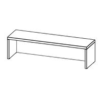 Sitzbank, B 90 x SH 25 x T 25 cm