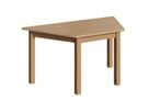 Trapeztisch, B 120 x S 60/60/60 cm, mit HPL Schichtstoff, Gleiter