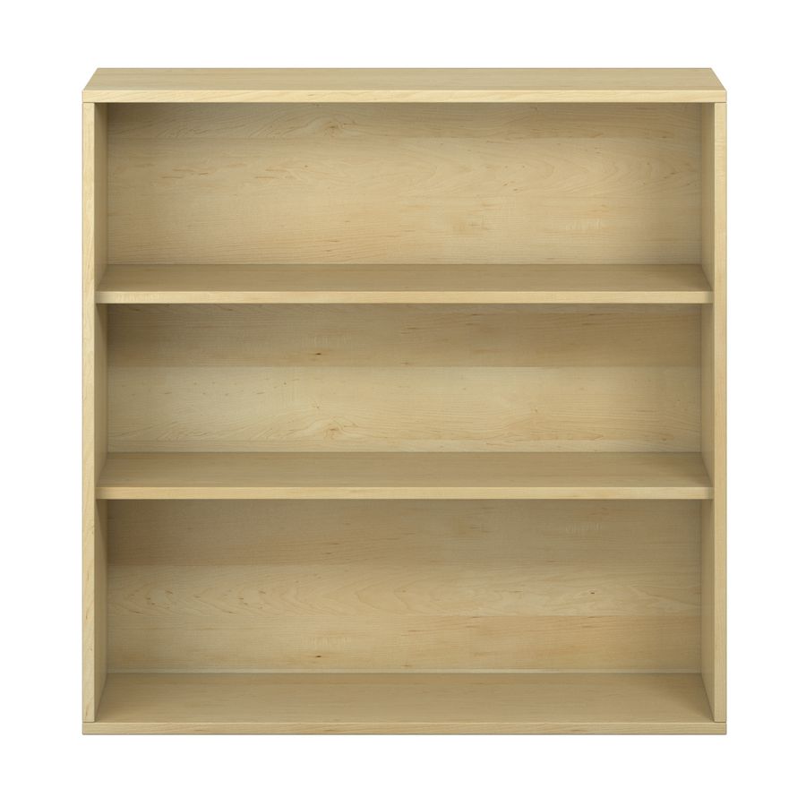 Pureo Regalschrank offen Furnier, mit 2 Einlegeböden, B 100 x H 100 x T 42 cm