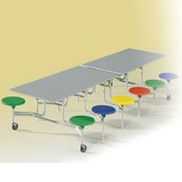 Spaceflex 2.0®, 12 Sitze ca. L 305 x B 132 cm Tischhöhe 69cm, Sitzhöhe 41cm