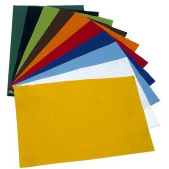 Bastelfilz, 10 Bogen 20 x 30 cm