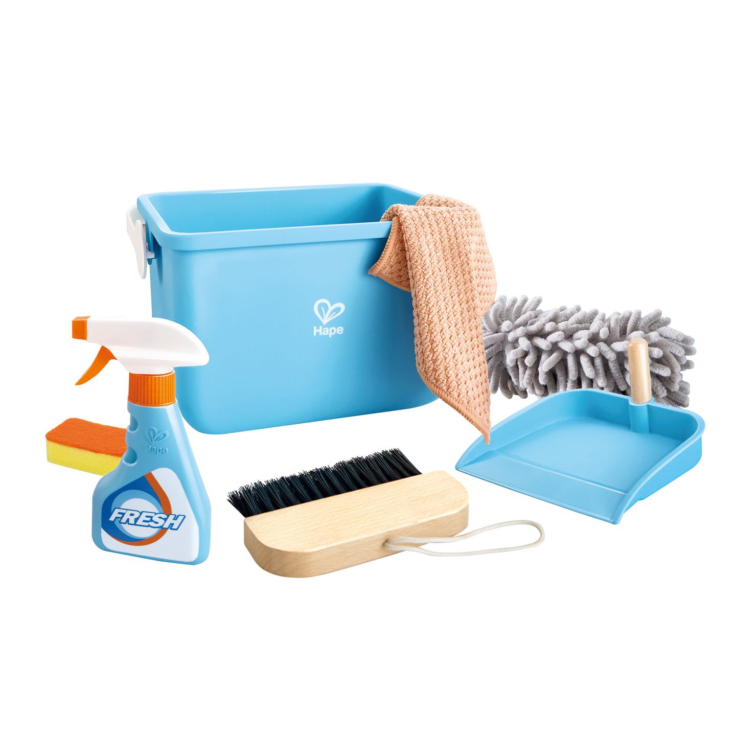 Spielzeug-Putzset mit Eimer