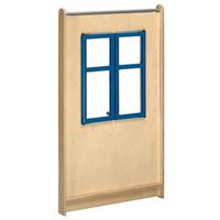 Mittlere Trennwand mit Fenster, B 80 x H 136 cm