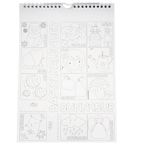 Bastelkalender Jahr A4