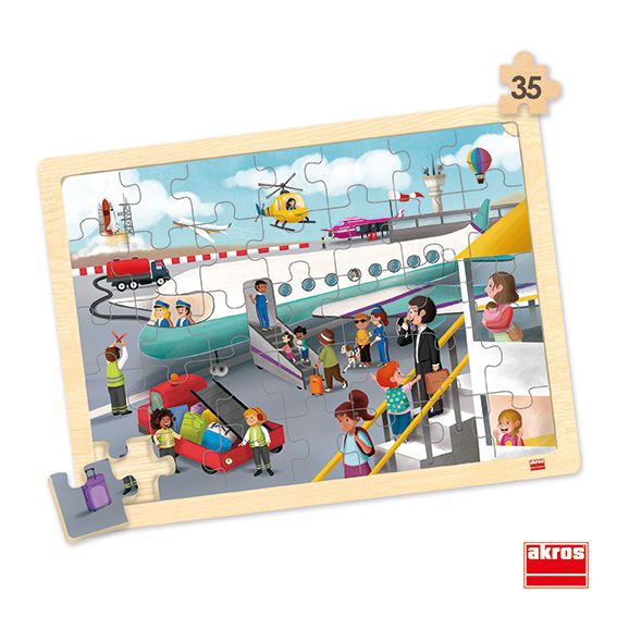 Puzzles Transport, 4x 35 Teile