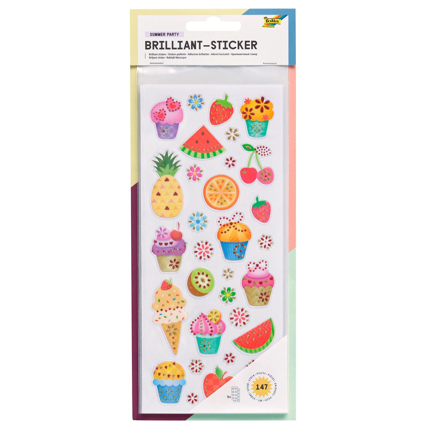 Brilliant Stickers, 5 Bogen