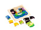 Lagenpuzzle Frosch, 30 Teile