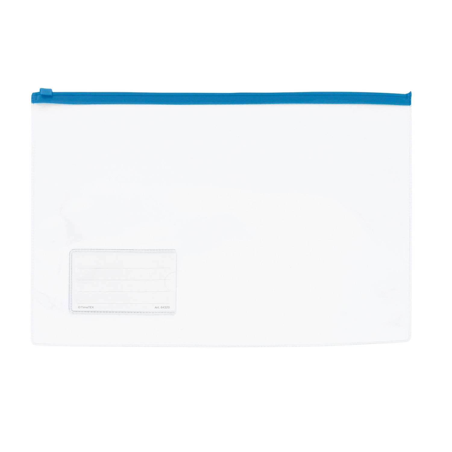 Set Utensilien-Taschen A4 transparent, 5 Stück