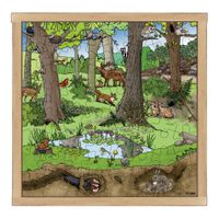Puzzle Wald Frühling/Sommer 64 Teile