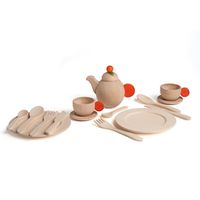 Geschirrset natur, 16 Teile