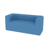 444.053.670K - Hortsofa 2-Sitzer mit Armlehne, mit Stoffbezug, Sitzhöhe 38 cm, B 140 x H 60 x T 60 cm