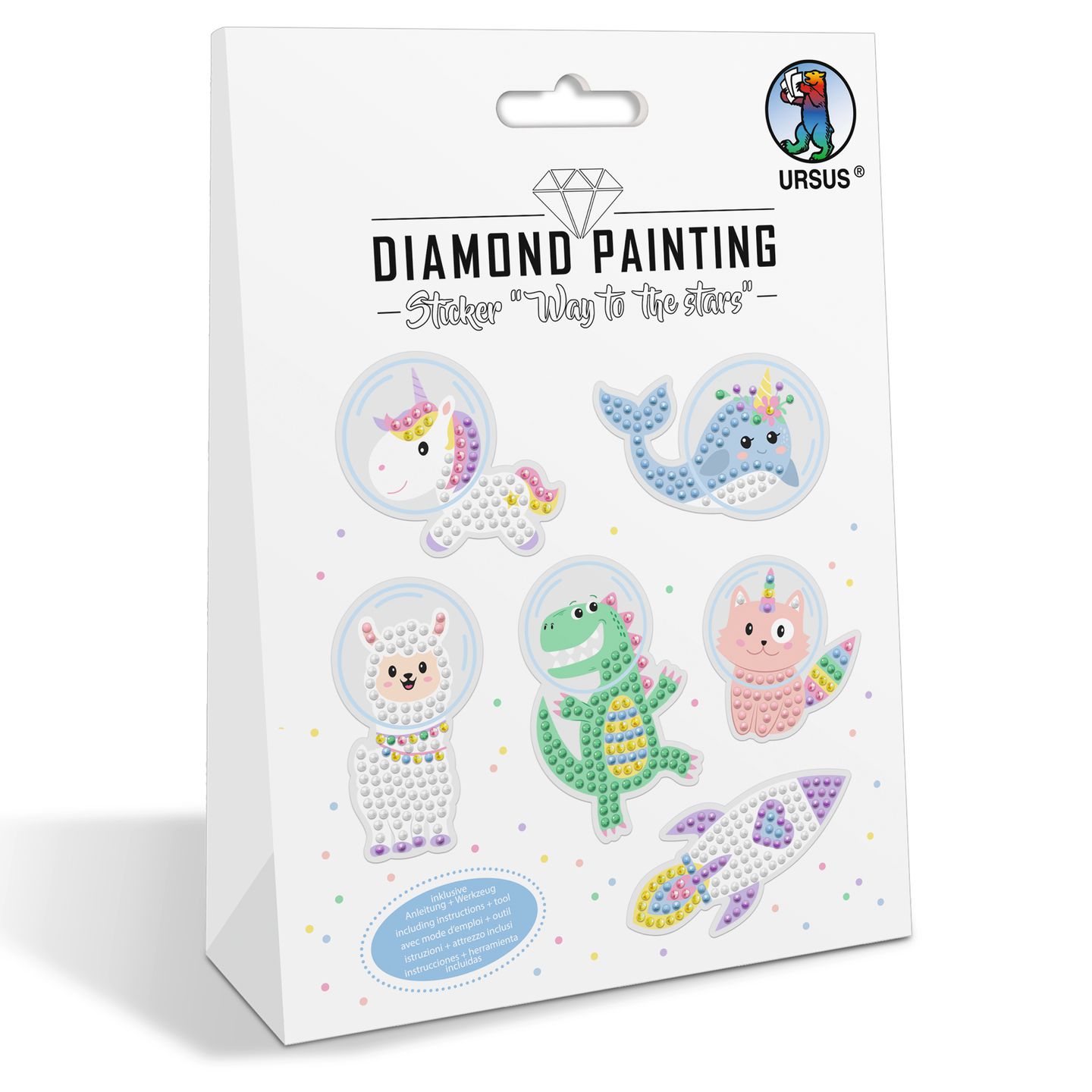 Diamond Painting Sticker Tiere