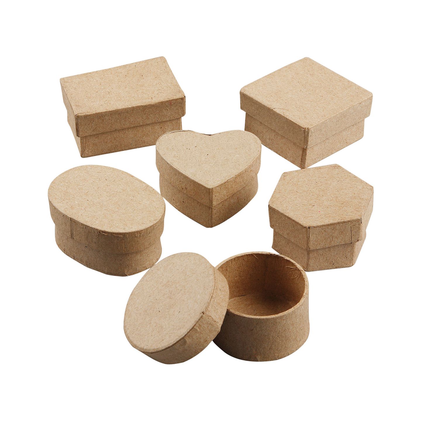 Mini Schachteln Sortiment, 4 - 6 cm, 6 Stk.