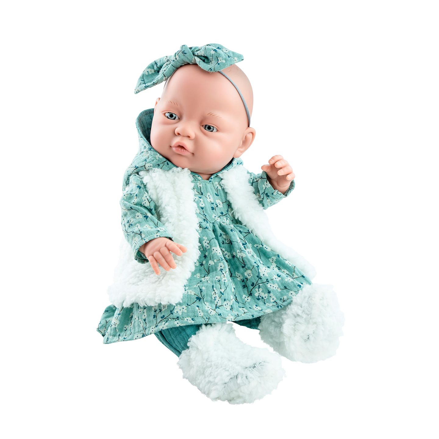 Puppen-Kleidchen grün, 45 cm