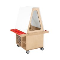 Mobiles Staffelei-Center, B 70 x H 113 x T 81,5 cm, Arbeitshöhe 55 cm