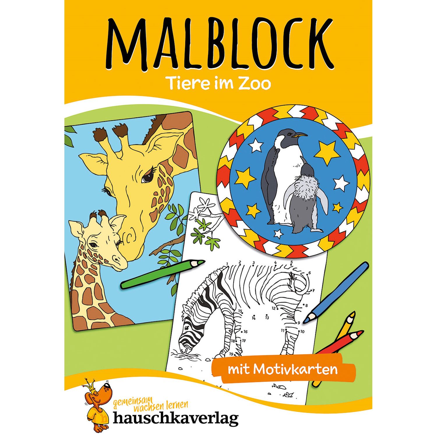 Malblock - Tiere im Zoo